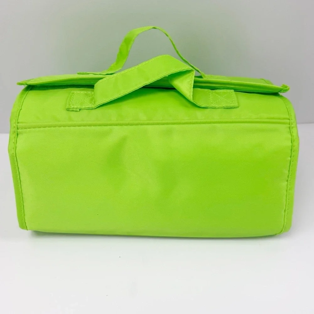 JM Joy Mangano Better Beauty Roll Up Travel Organizer Green NEW NWOT